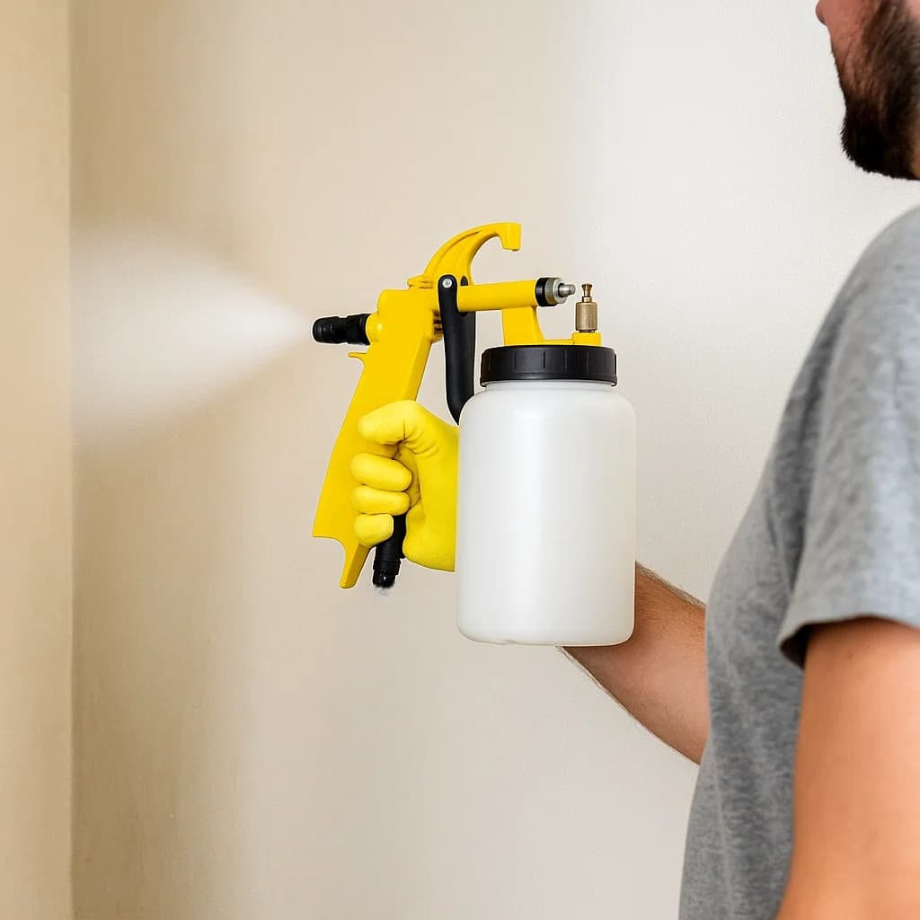 Pistola Para Pintura Ar Direto 500ml Profissional aplicações em madeira e paredes Pulverizadora