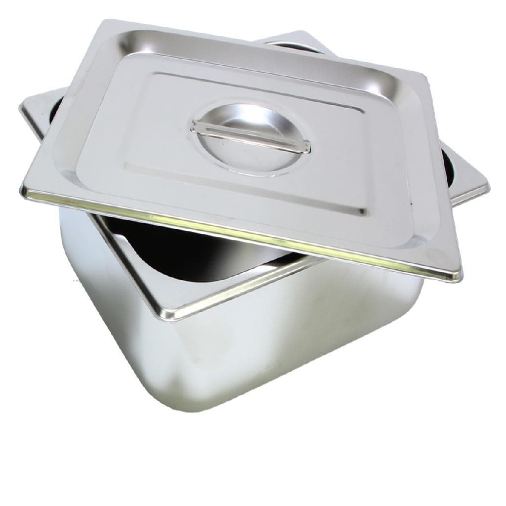Cuba Gastronomica Inox Com Tampa 1/2x150 Gn Buffet Cozinha