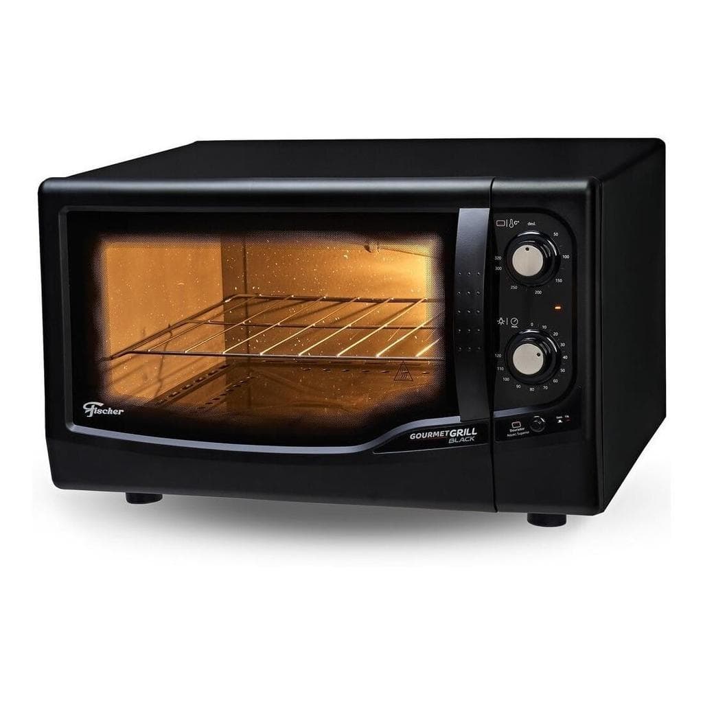 Forno de bancada eletrico Fischer Gourmet Grill preto 127V