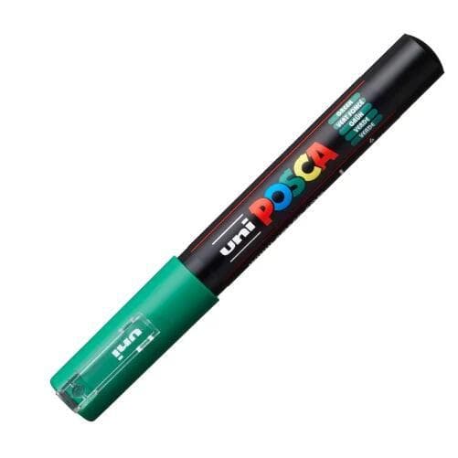 Caneta Uni Ball Posca Pc-1M Verde