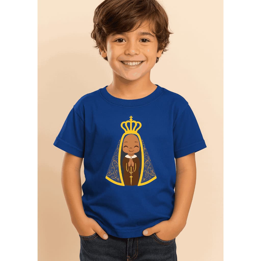 Camiseta Masculina Nossa Senhora Aparecida – Fé e Estilo em Uma Só Peça