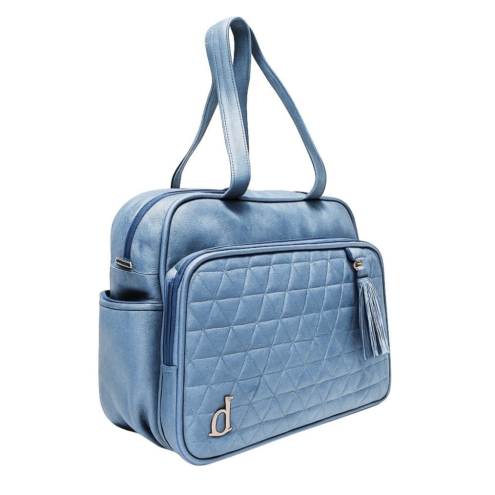 BOLSA MATERNIDADE LOTUS MEDIA AZUL - BONI