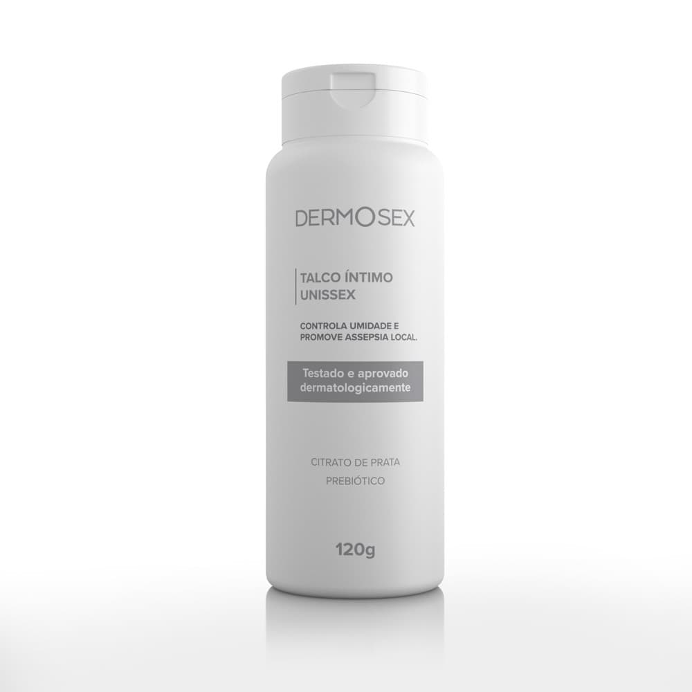 Talco íntimo Unisex Contra Odor e Irritação Dermosex - 100g