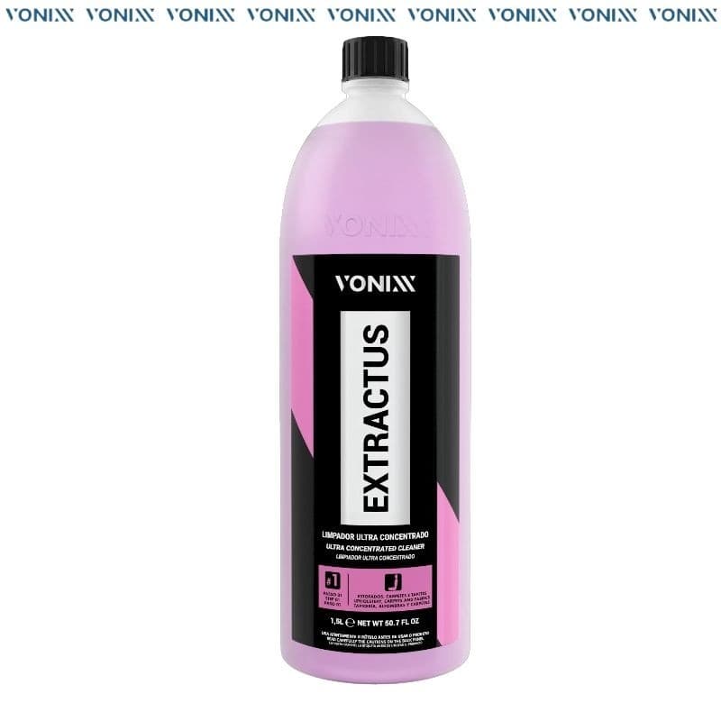 EXTRACTUS 1.5L VONIXX LIMPADOR AUTO CONCENTRADO LIMPADOR DE ESTOFADOS