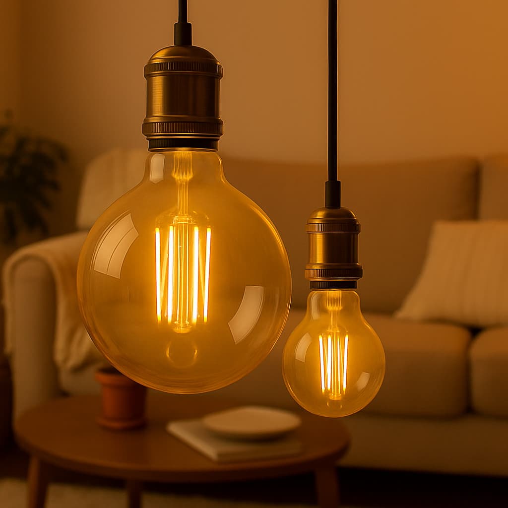 Kit 10 Lâmpadas Filamento Led 4w Luz Amarela 2400k Bivolt