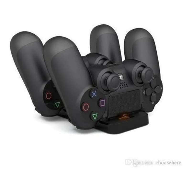 Base Suporte E Carregador 2 Controles Para Ps4 Base Carregadora Dupla Controle Horizontal 2 Controle Sony