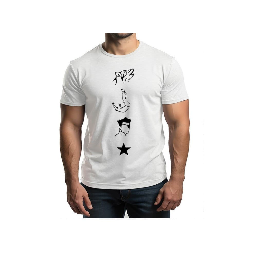 Camiseta Oversized Masculina Feminina T-shirt Jão Turne Camisa Super Estrela