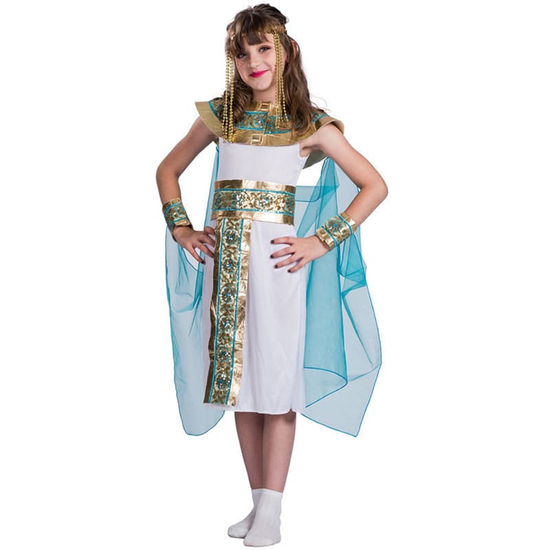 Agora roupas da rainha egípcia príncipe festival meninas trajes de máscaras festival sagrado roupas infantis