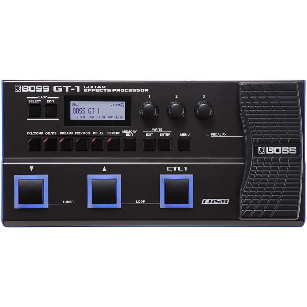 PEDALEIRA BOSS GT-1 MULTI EFEITO PARA GUITARRA