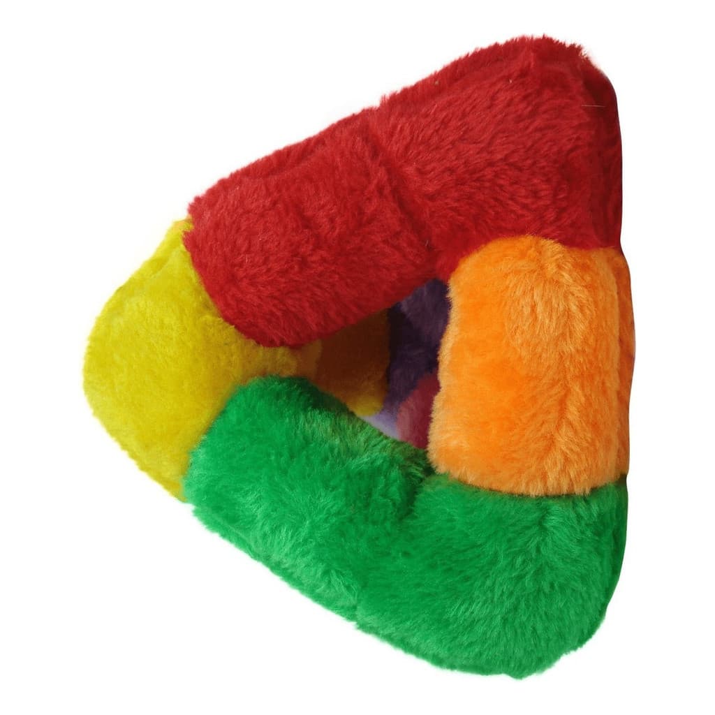 Brinquedo De Pelucia Piramide Cor Colorida - Chalesco