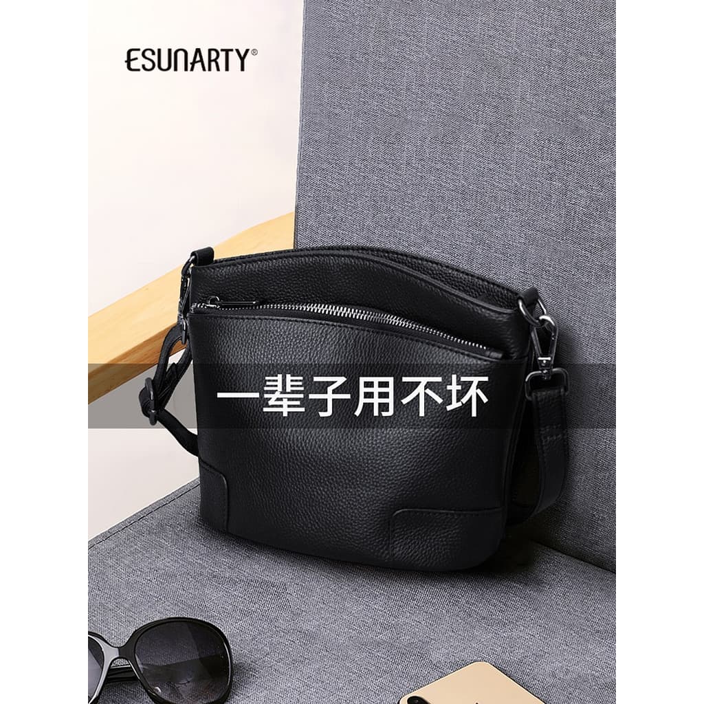 Bolsas femininas 2026 novo estilo bolsa de couro genuíno bolsa feminina moda simples macio bolsa de ombro mensageiro