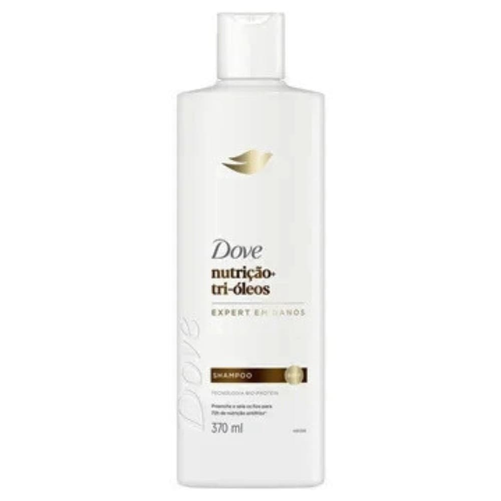 Shampoo Dove Nutrição + Tri-Óleos 370ml