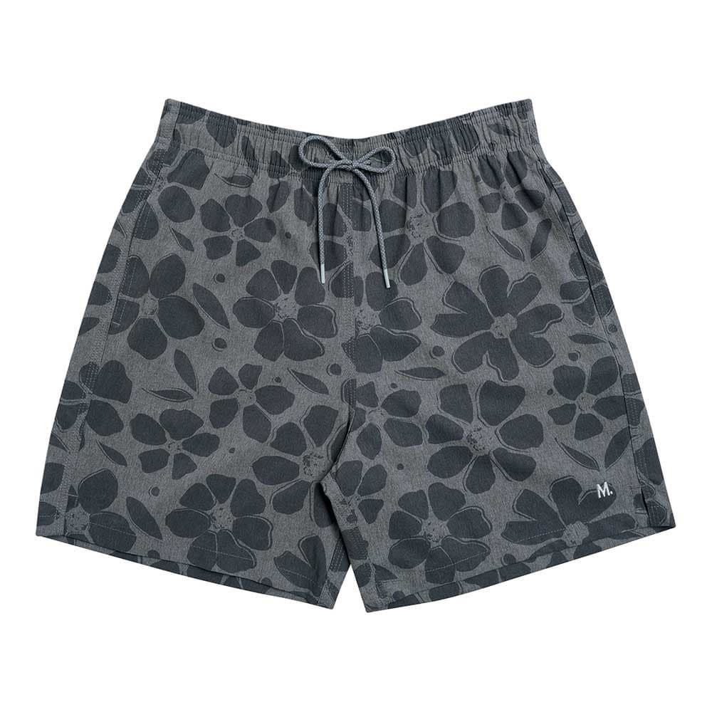 SHORTS MESCLA ESTAMPADO BOTANICAL PLUS SIZE