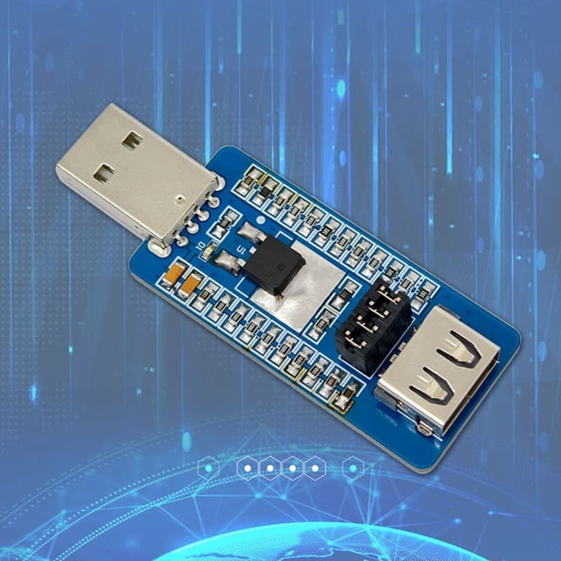 Módulo Carga Eletrônica USB Corrente Ajustável Li * Evita Desligamento Automático PowerBanks Para Pequenos Disp