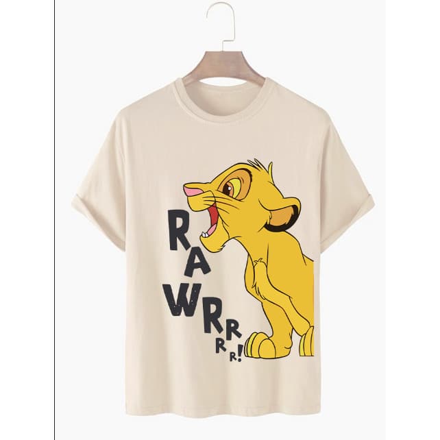Camiseta Infantil Unissex O Rei Leao 100% algodao