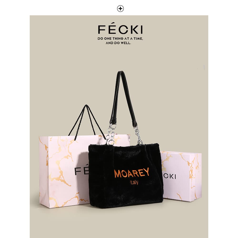 FECKI Presente de aniversário para namorada Bolsa Tote de classe de estudante de grande capacidade 2025 primavera verão