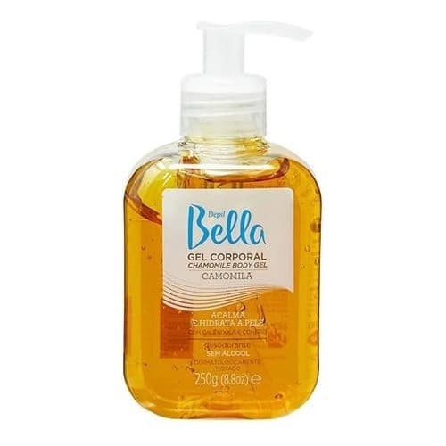 Gel Calmante Corporal Camomila 250ml Pós Depilação Depil Bella