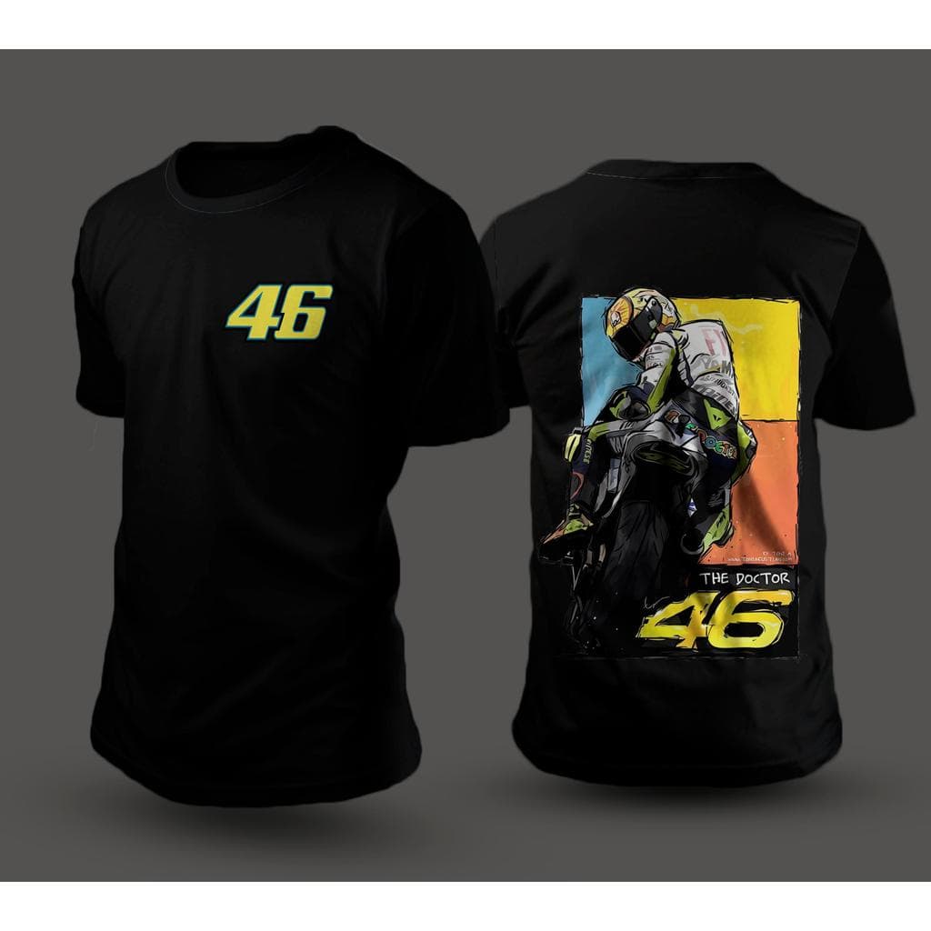 Camiseta personalizada vr46 tecido premium