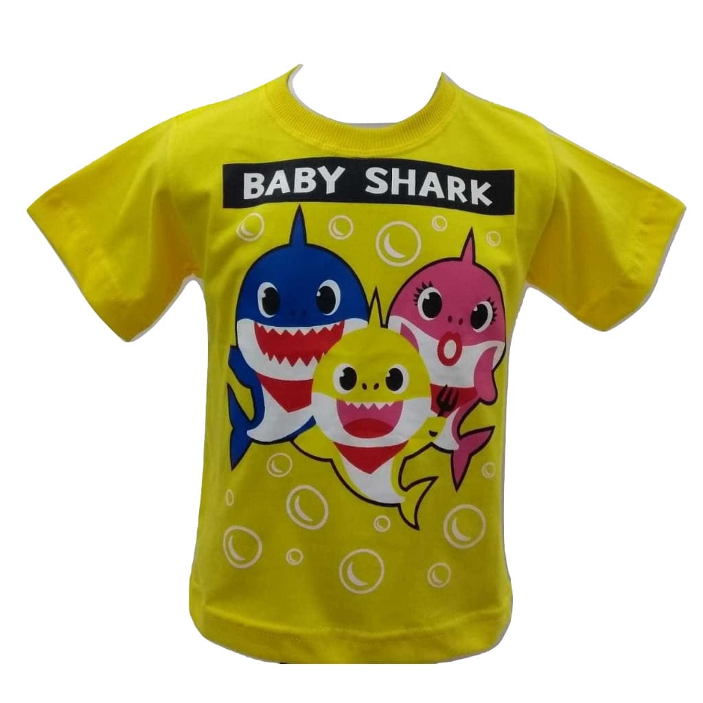 Camiseta Camisa blusa Infantil Baby Shark Algodão100%