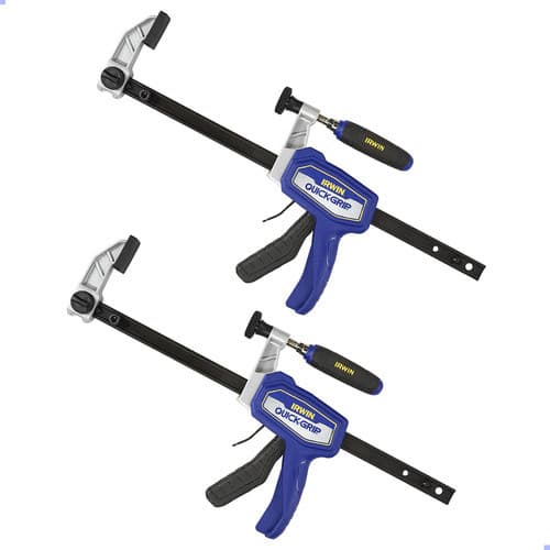 Kit 02 Grampo Rápido Sargento Marceneiro Irwin Hibrido 30cm