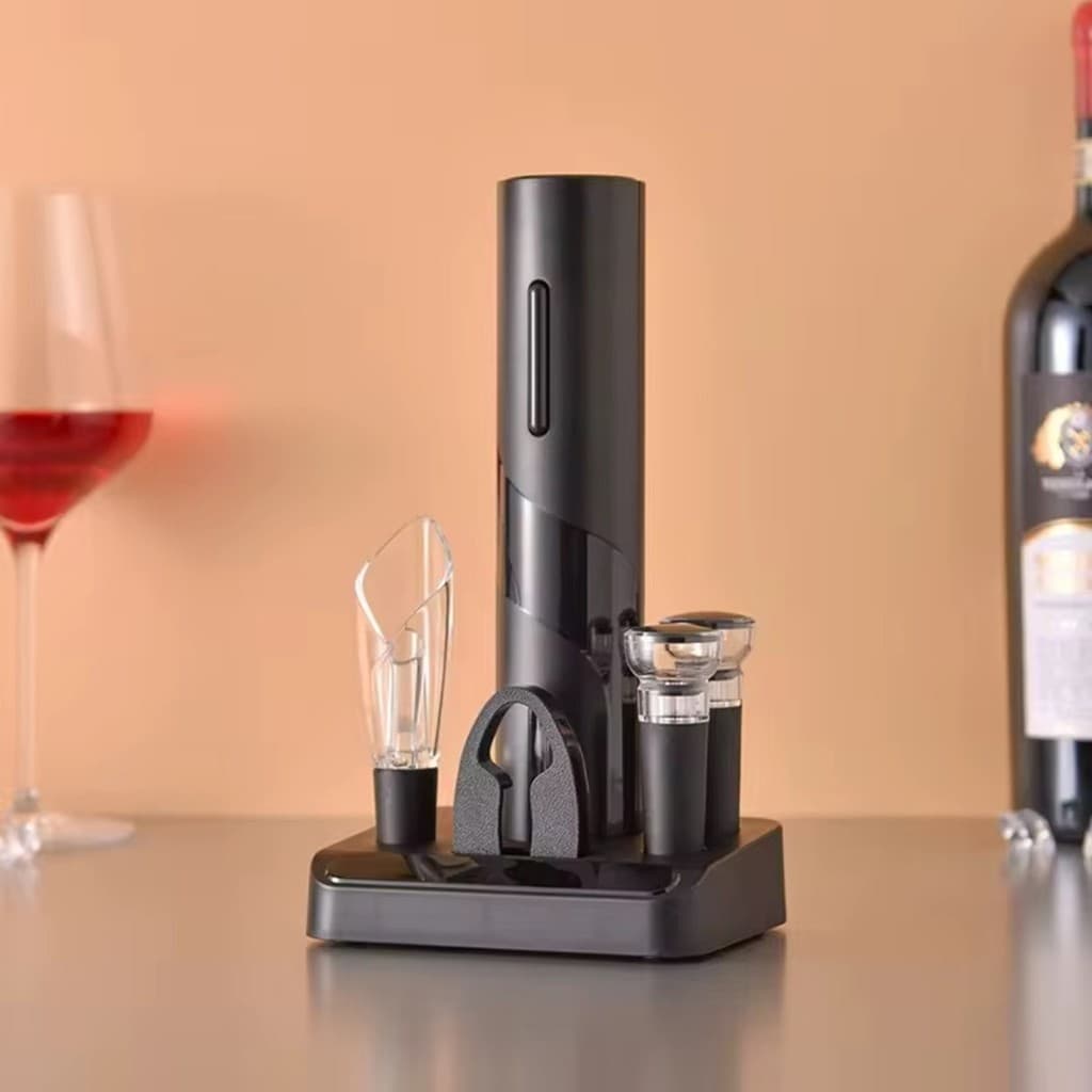 Abridor De Garrafa Vinho Automático Saca Rolhas Elétrico
