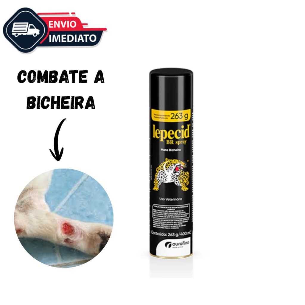 Lepecid Spray Mata Bicheira 263g / 400ml
