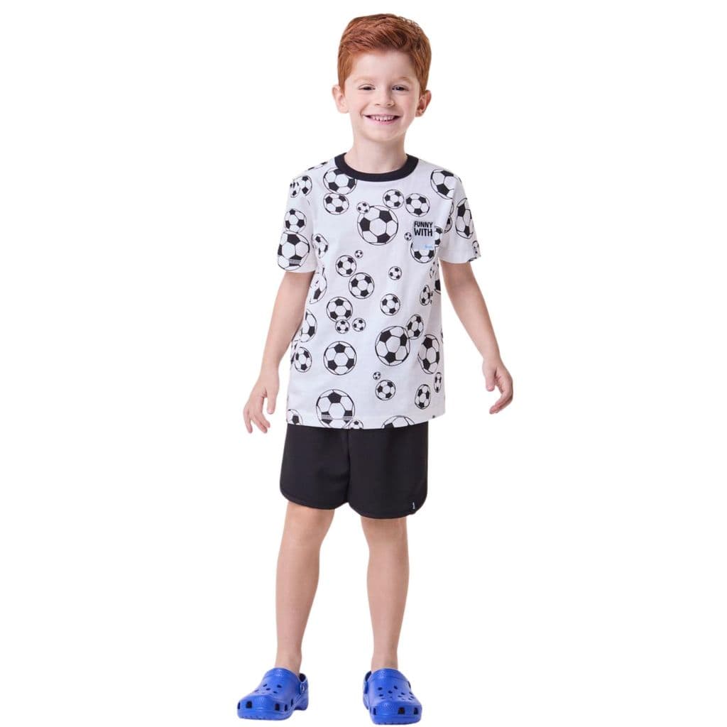 Conj. Camiseta e Bermuda Futebol - Bimbi
