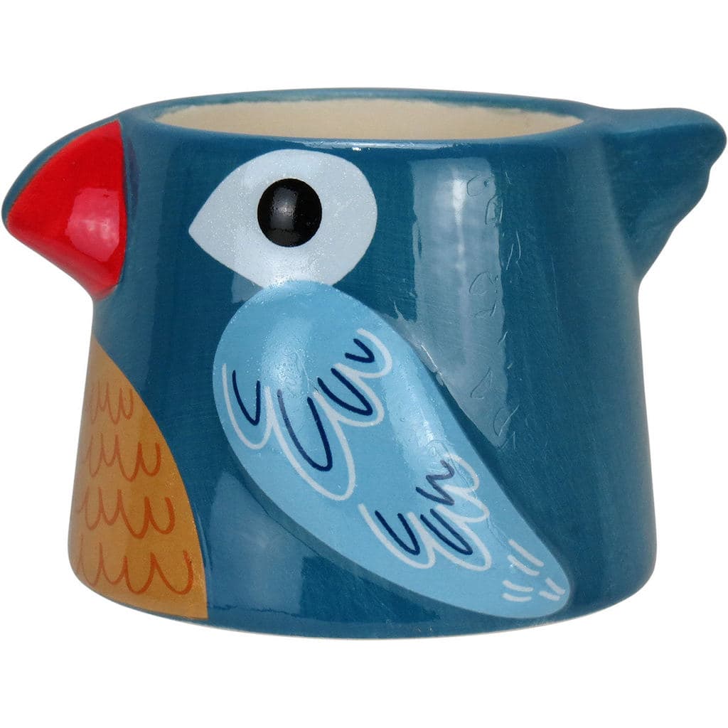 Cachepô Cerâmico Azul Home&Co 7x9x10cm para Plantas Decorativas