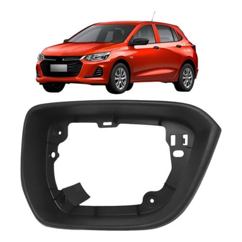 Aro Retrovisor Onix Hatch Sedan Plus 2020 a 2023 ##