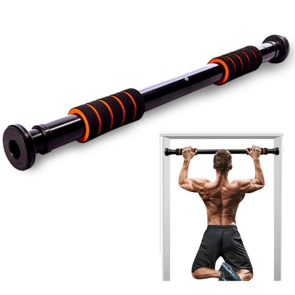 Barra Fixa De Porta Exercícios Ajustável Musculação Treino Aluí