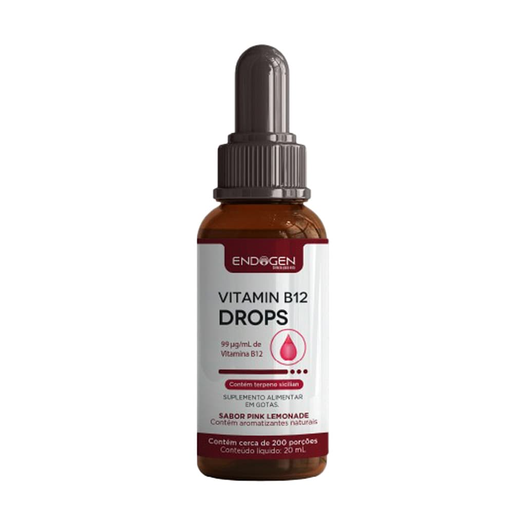Vitamina B12 Endogen 20ml Suplemento Alimentar em Gotas