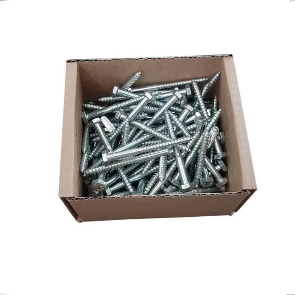 Parafuso Sextavado Rosca Soberba 5/16 X 70mm (100 Unidades)