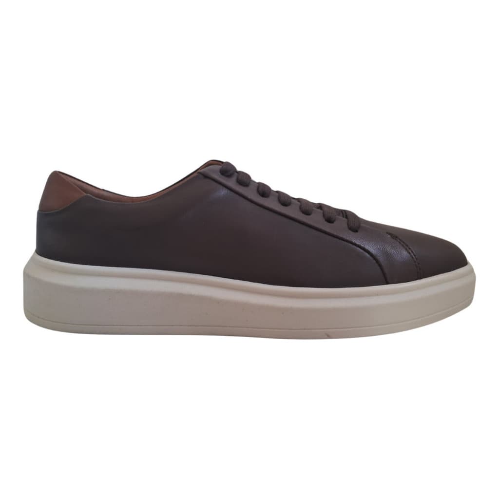 Tênis Sneaker Wizzor Aaron Marrom Couro