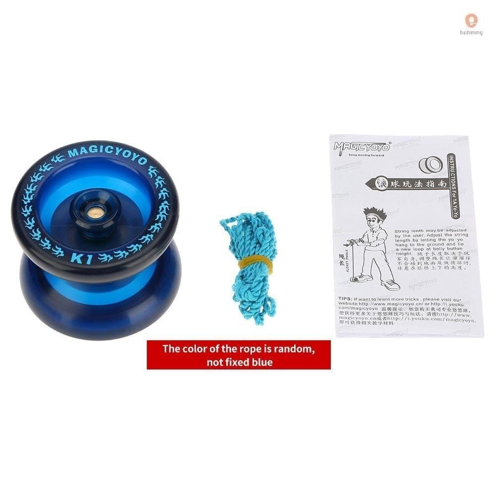 Yoyo Mágico Profissional K1 Spin ABS Yoyo 8 Bolas Rolamento KK com Corda Giratória para Crianças Top2 Yoyo JFBC