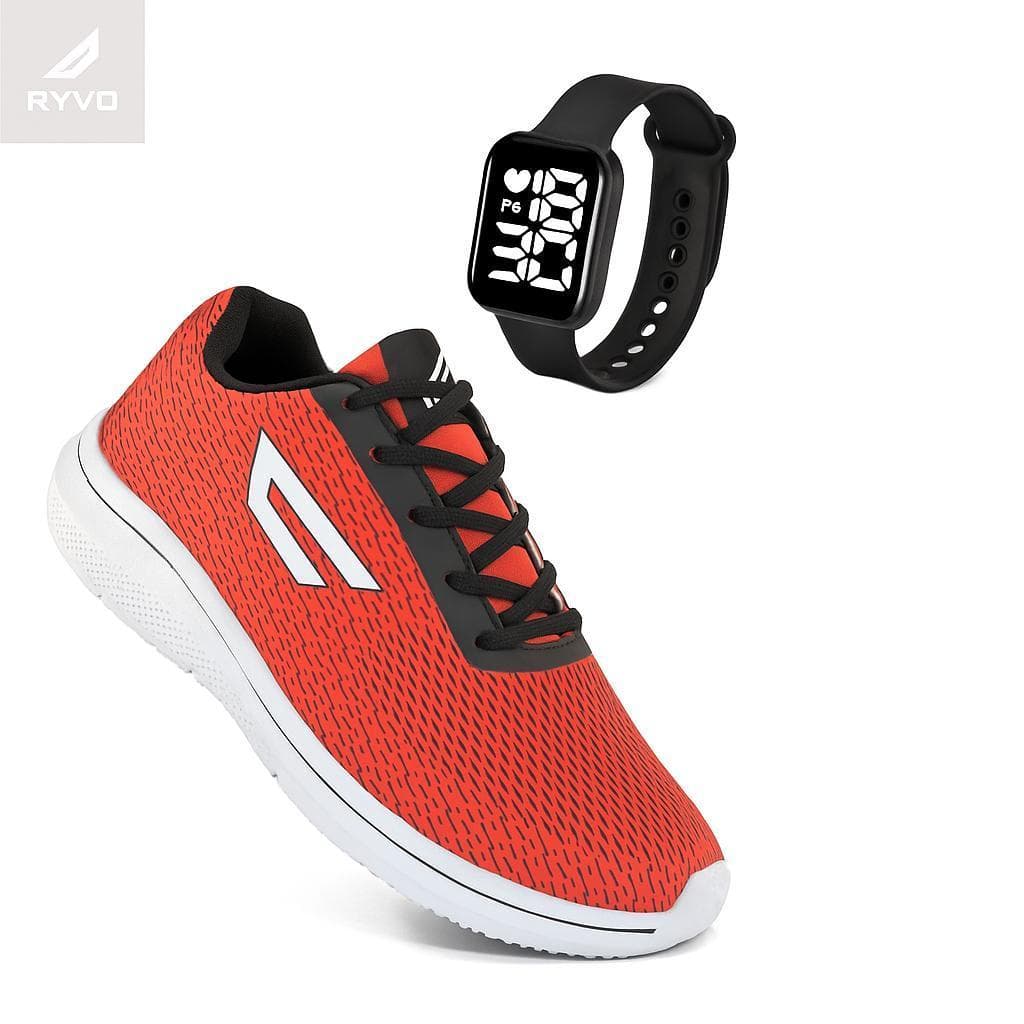 TENIS + RELOGIO DIGITAL-LEVE CONFORTAVEL IDEAL PARA QUALQUER ATIVIDADE! ENVIO RAPIDO