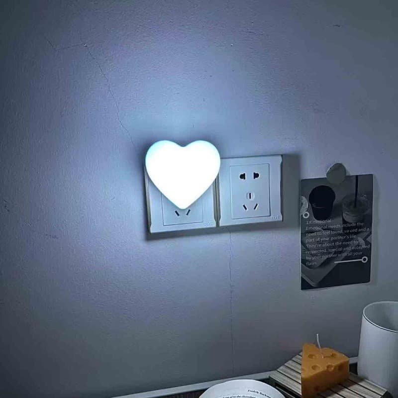 Luz Noturna plug-in De Alto Brilho E Economia De Energia De 0.5 W Com sensor Inteligente De Crepúsculo Ao Amanhecer Lâmp