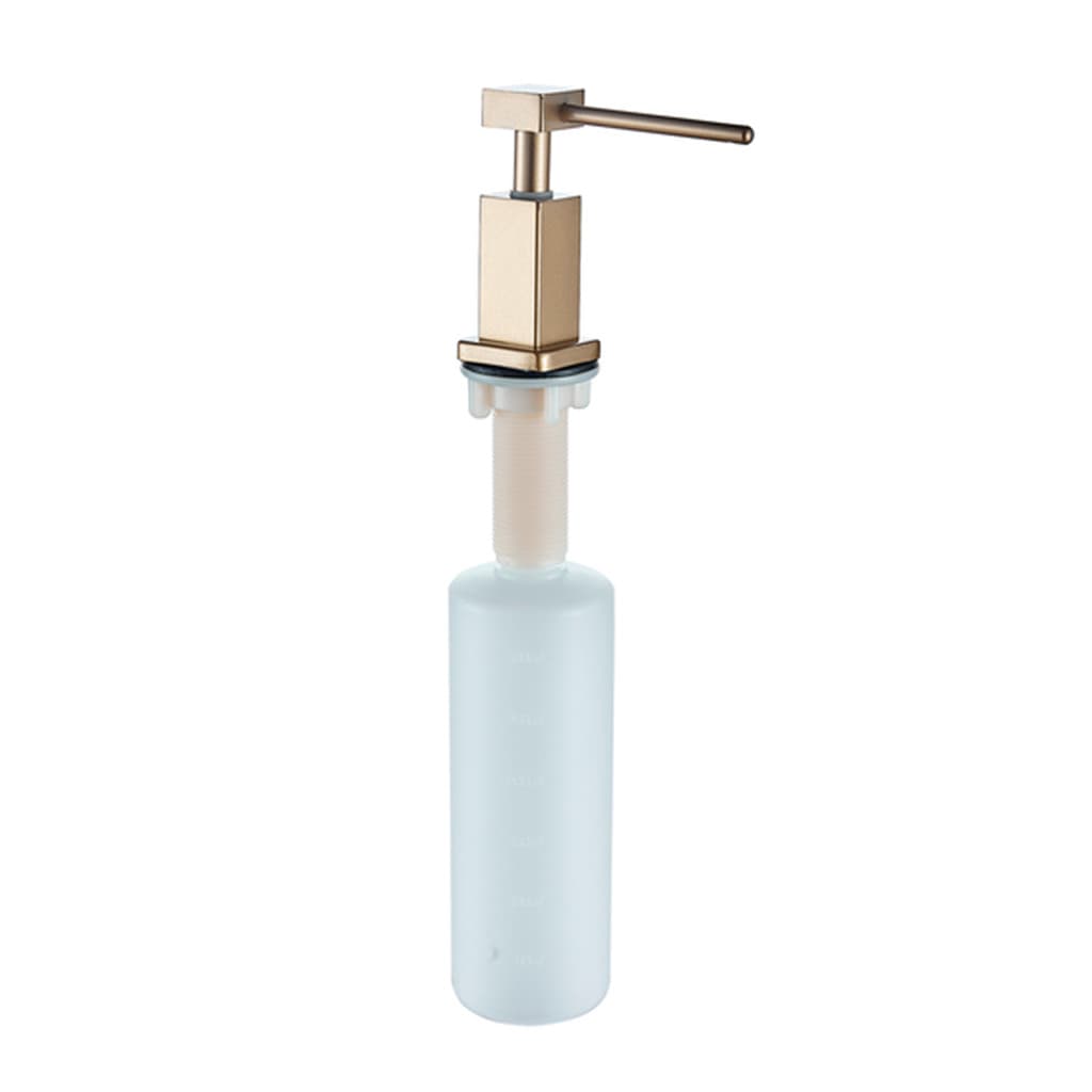 Dispenser Detergente Embutir Pia/Cozinha Dourado - Demima