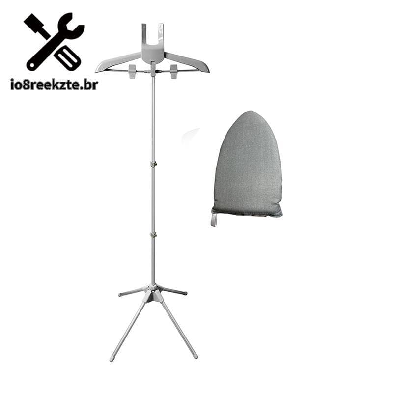 Suporte Para Vaporizador De Roupas Com Dois Clipes E Luvas De Engomar , Rack De Vapor Ajustável Dobrável Camisa De Terno