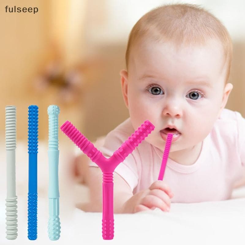 [fulseep] Tubo De Mastigação Infantil , Terapia De Fala , Massageador De Dentes , Ferramentas Para Crianças Autismo , Se