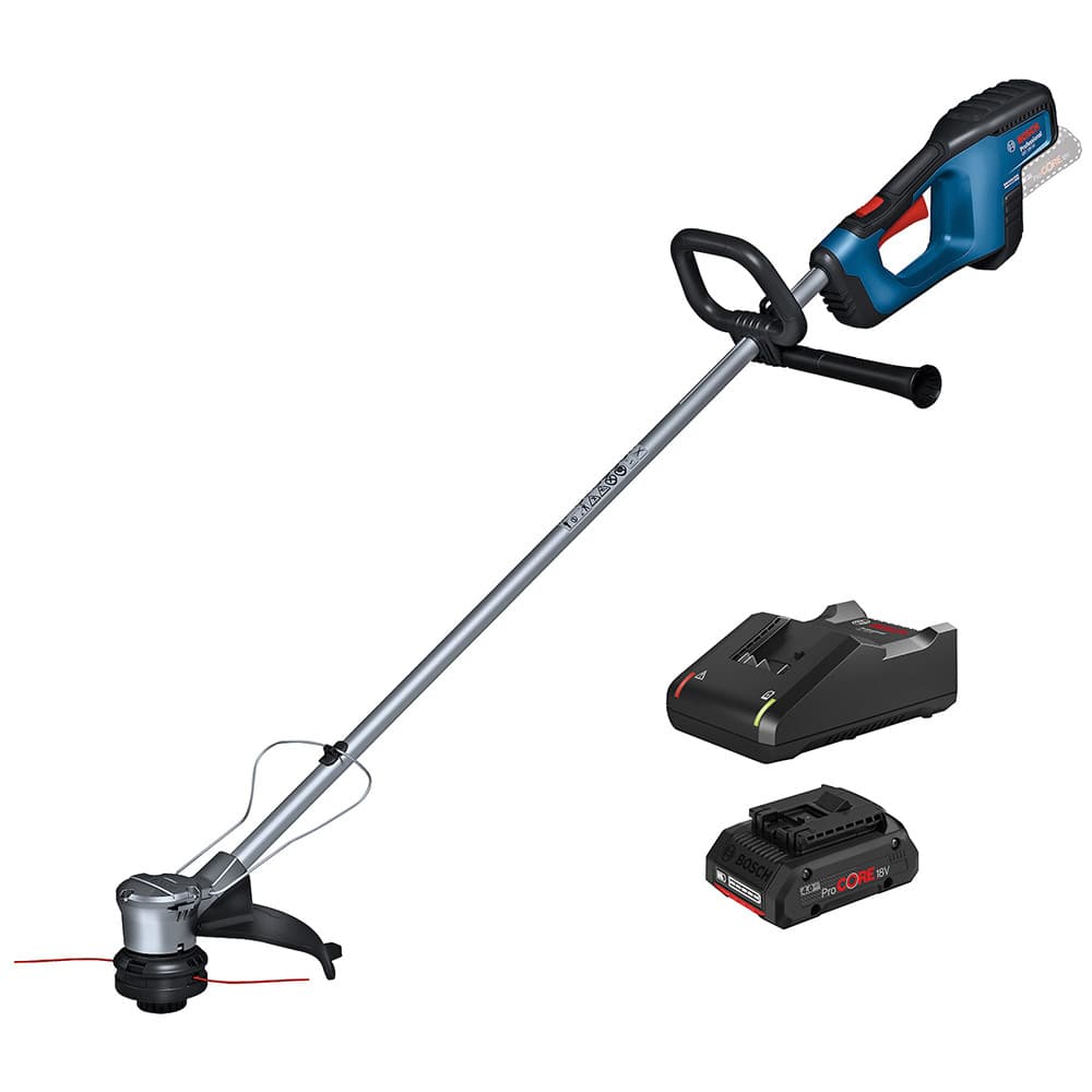 Kit Aparador de Grama a Bateria GRT 18V-33 + Bateria 18V 4Ah ProCore + Carregador GAL 18V-40 (Bivolt) Bosch