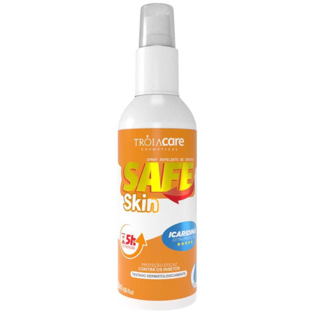 Spray Repelente de Insetos Safe Skin Extra Proteção a Base de Água 120ml - Troia Hair