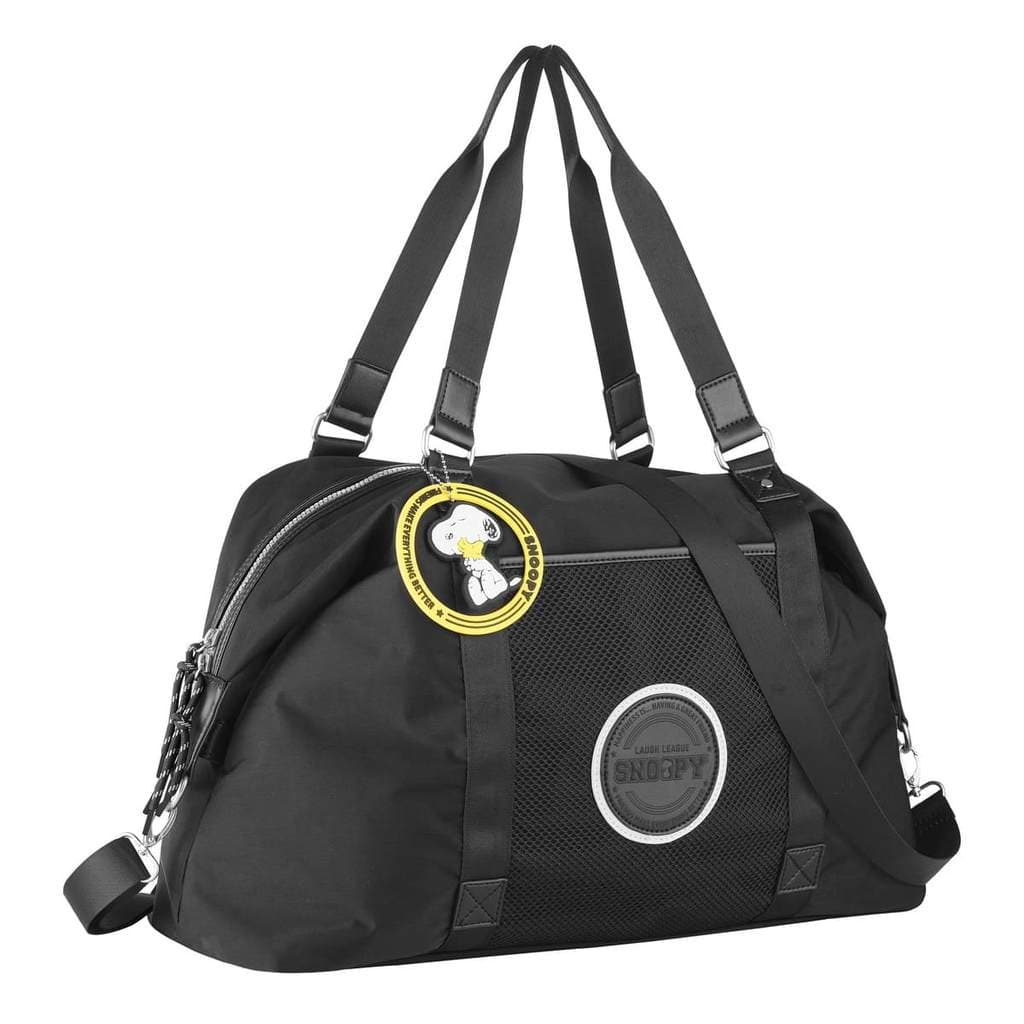 Bolsa Treino Viagem Snoopy Alça Carona e Compartimento Espaçoso