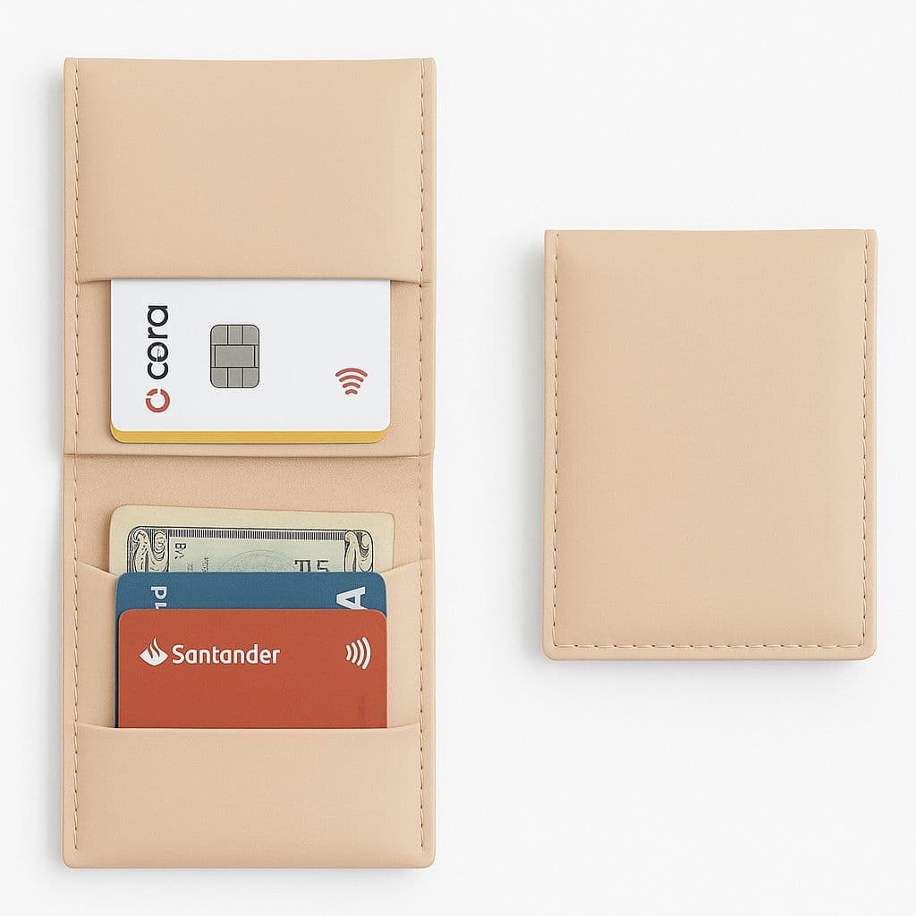 Kit 5 Porta Cartão Masculino e feminino Slim Carteira Feminina Carteira masculina Promoção Varias
