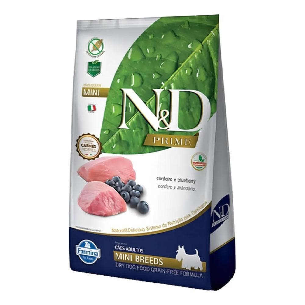 Ração para Cães N&d Raças Pequenas Sabor Cordeiro 800gr
