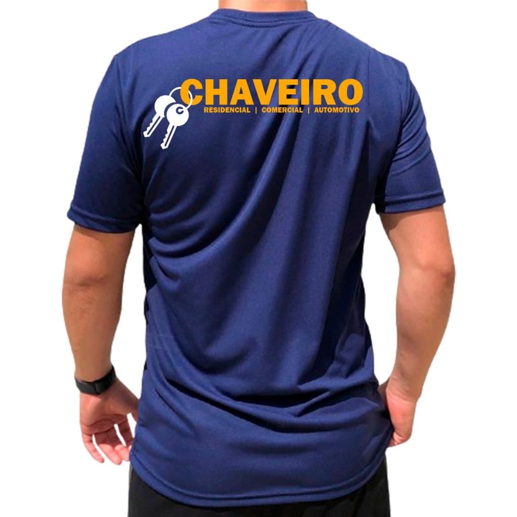 viniele apresenta camiseta 100% algodão CAMISETA  Camiseta para Chaveiro Camiseta de Trabalho Uniforme Profissional Autô