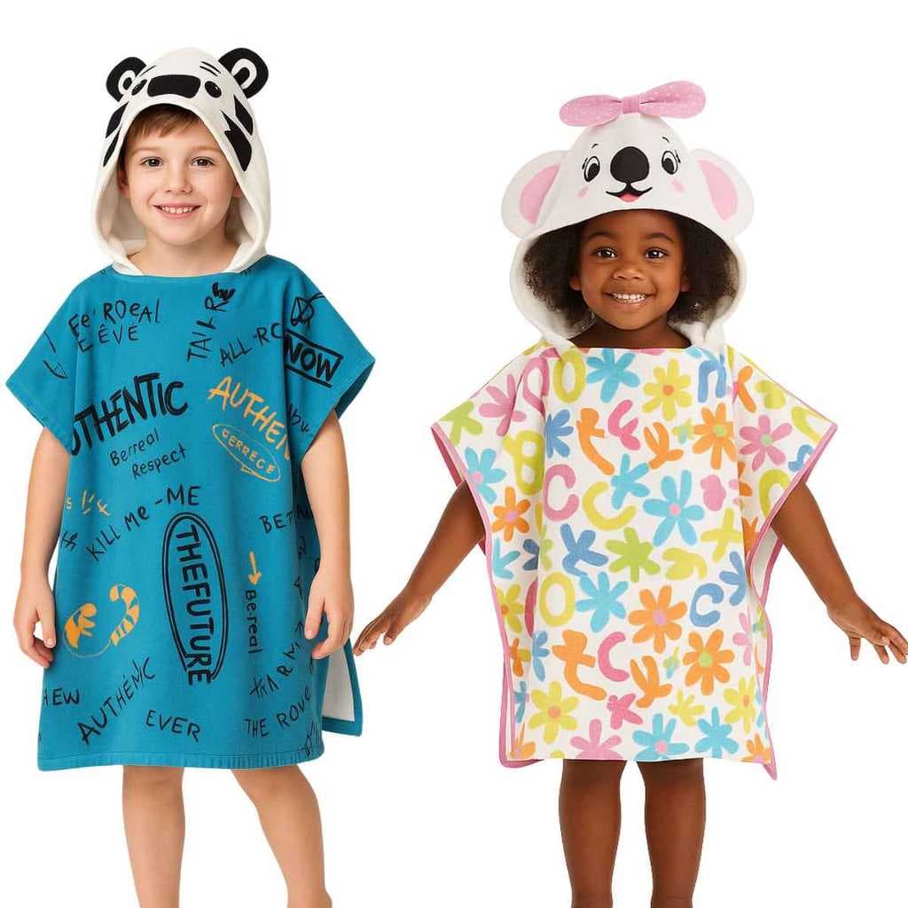 Toalha De Banho Com Capuz Poncho Infantil Lilica Ripilica Tigor T. Tigre Original, Pacific