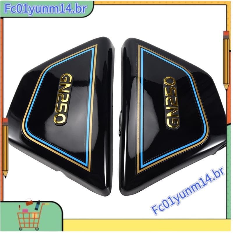 1 Par De Painéis De Cobertura Lateral Do Quadro Direito E Esquerdo Para Peças De Motocicleta Gn 250 Gn250 Gn250