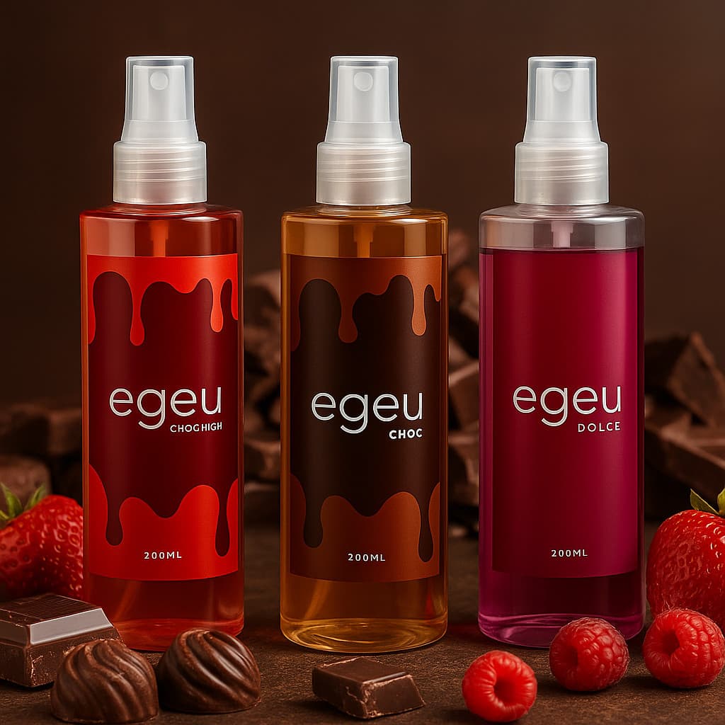 Trio Body Splash Choc High, Choc e Dolce 200ml Cada
