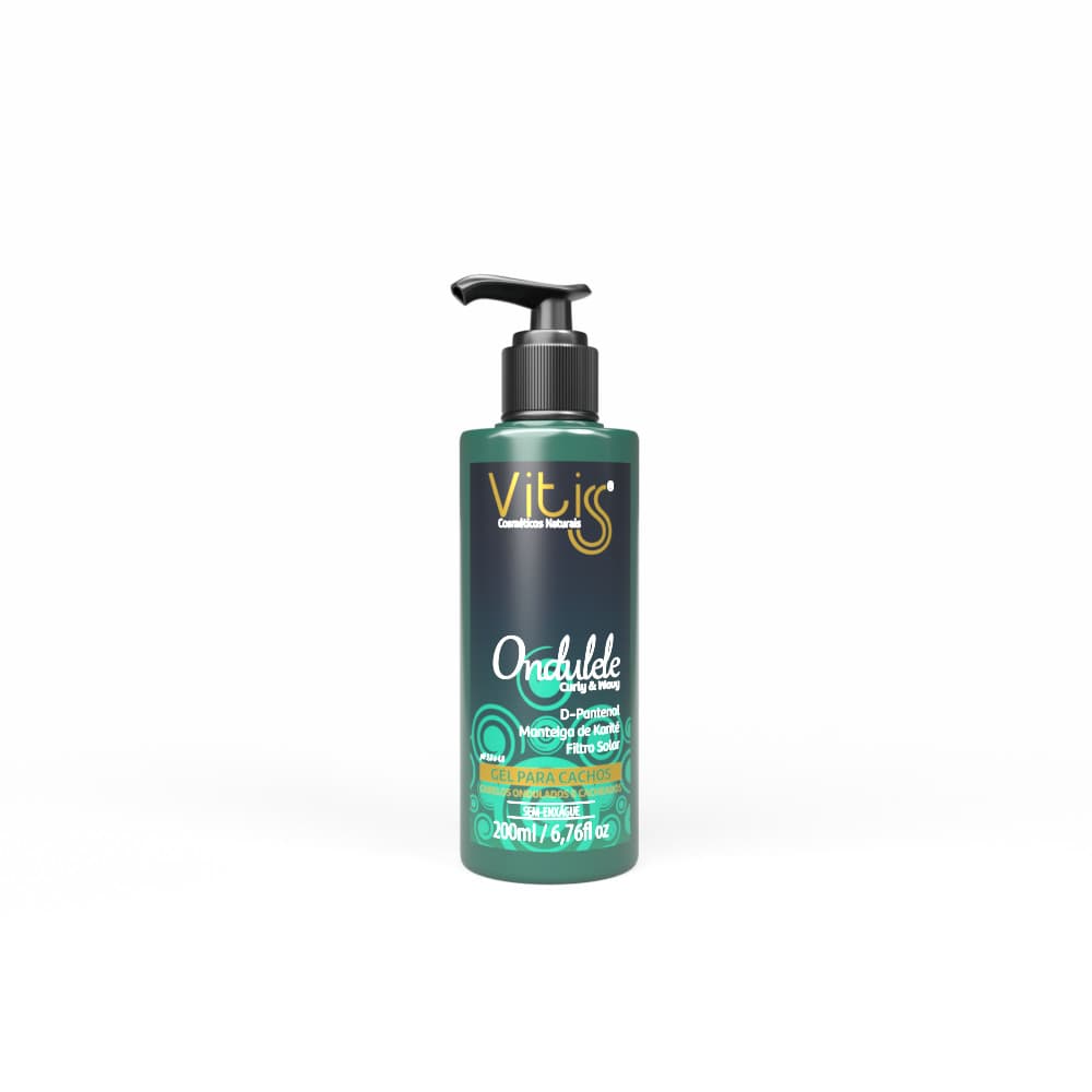 Gel Para Cachos Ondulele Curly E Wavy Vitiss 200ml