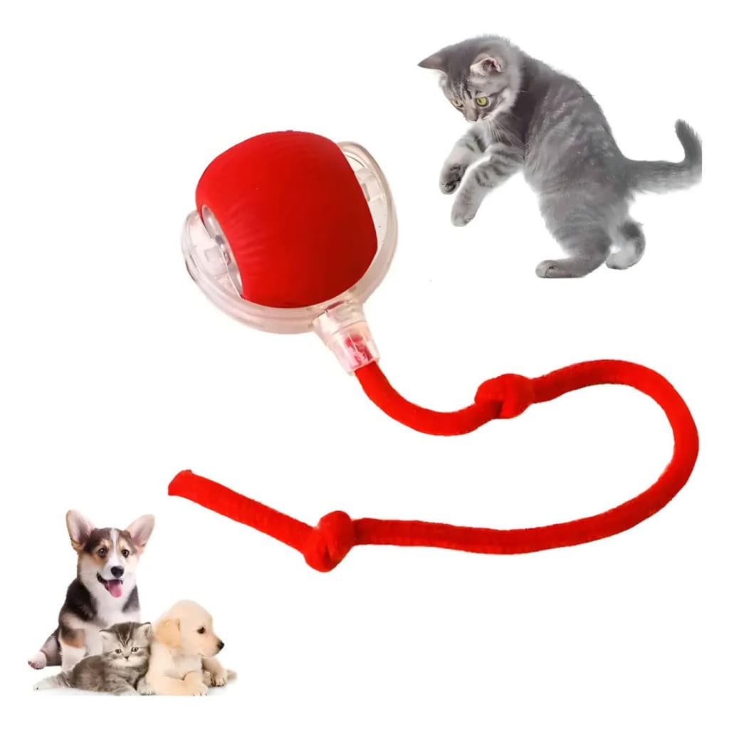 Bola Inteligente Automática Giratória Bolinha Pet Brinqued